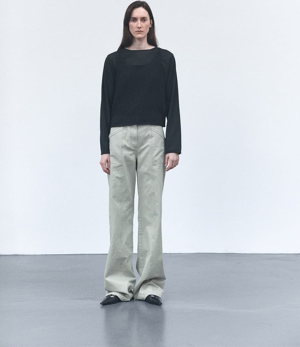 TVS RIVET WASHING PANTS_MINT — vue 7
