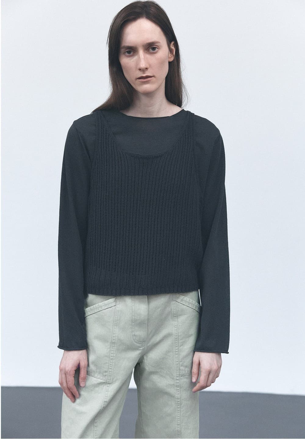TVS RIVET WASHING PANTS_MINT — vue 9