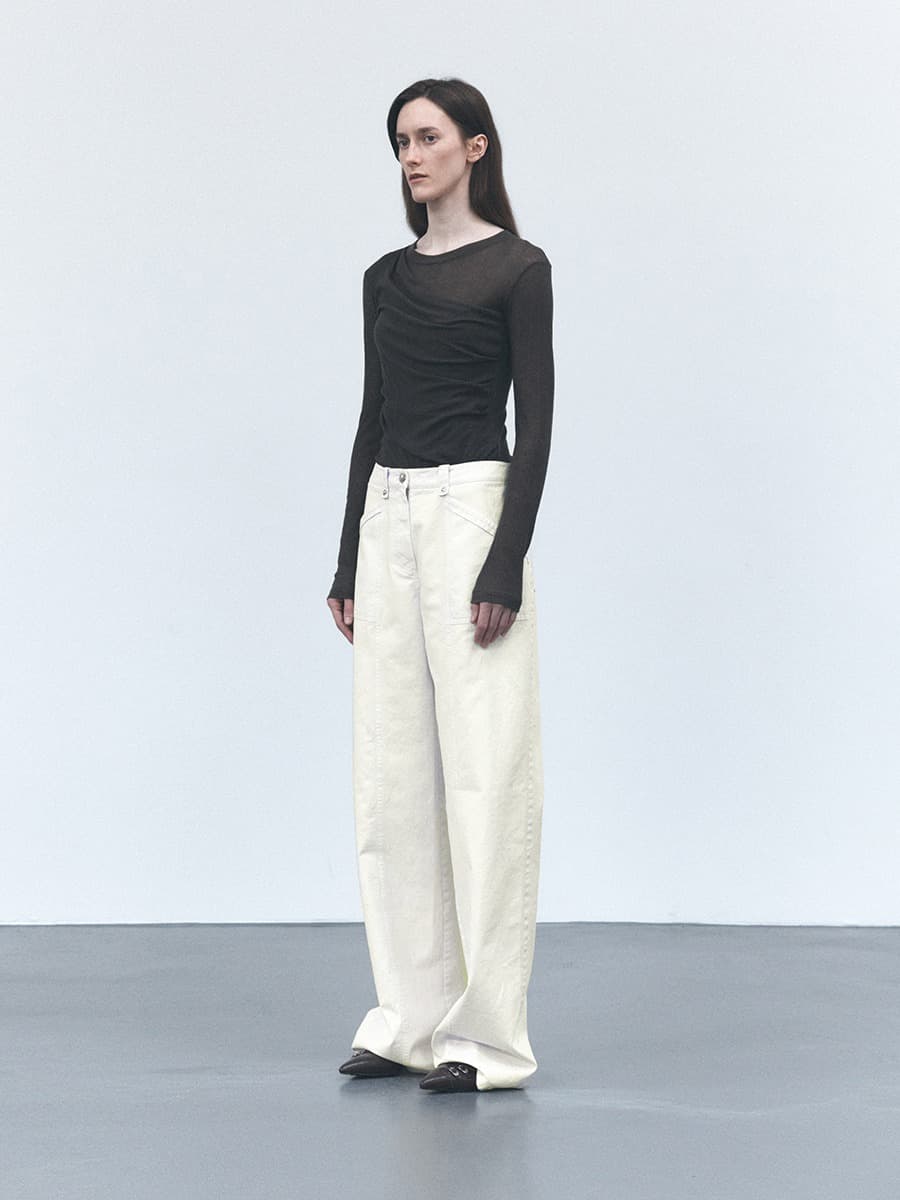 TVS RIVET DIYEING PANTS_CREAM — vue 2