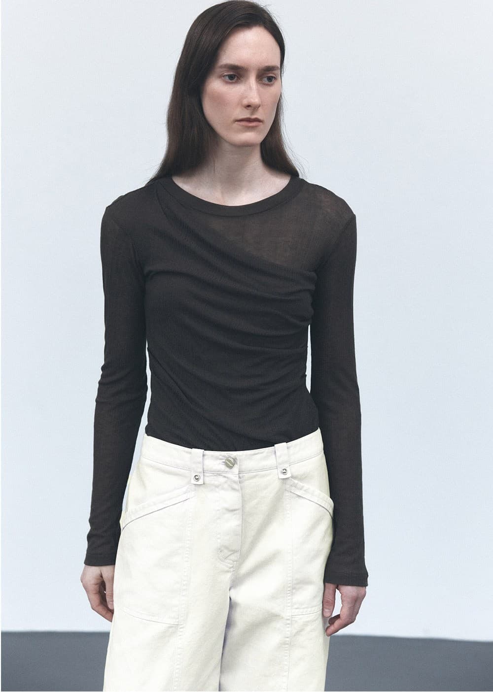 TVS RIVET DIYEING PANTS_CREAM — vue 8