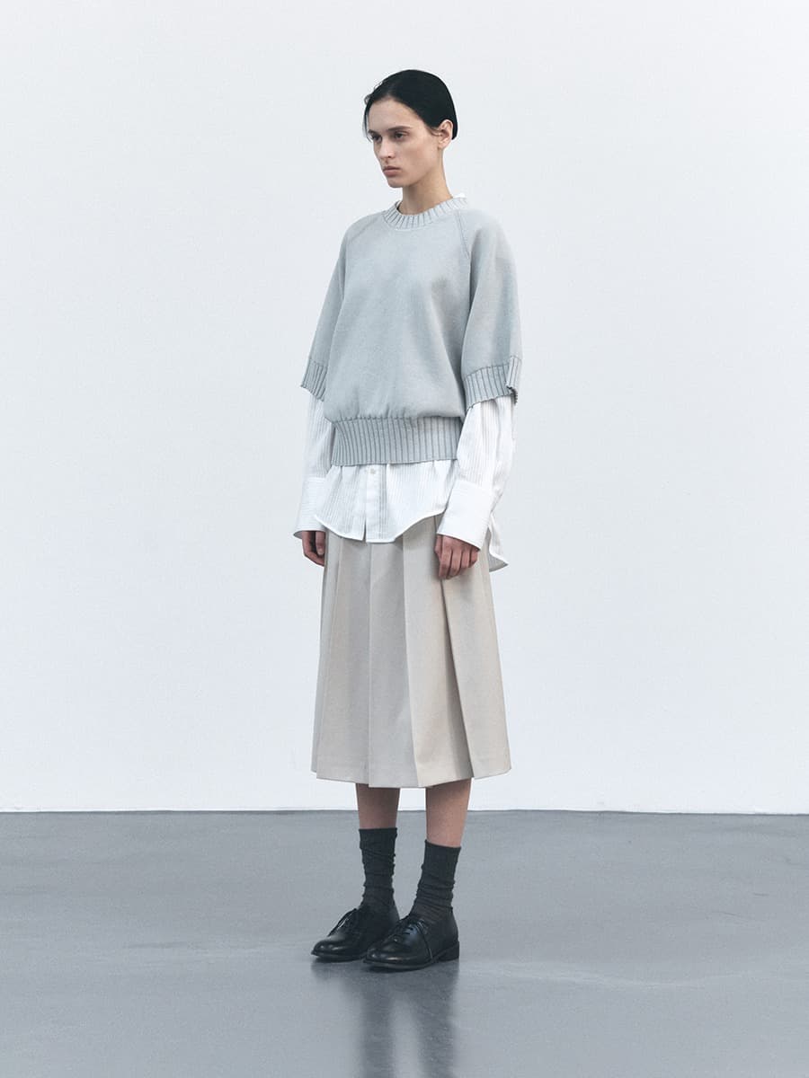 TVS COTTON ROUND NECK KNIT TOP_MINT — vue 2