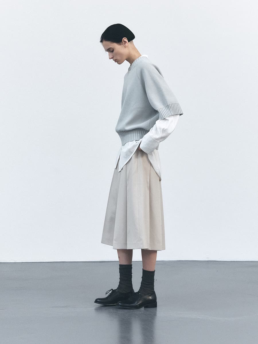 TVS COTTON ROUND NECK KNIT TOP_MINT — vue 4