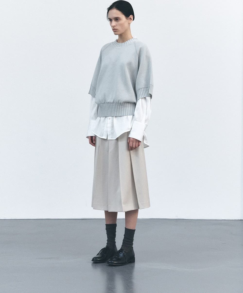 TVS COTTON ROUND NECK KNIT TOP_MINT — vue 7