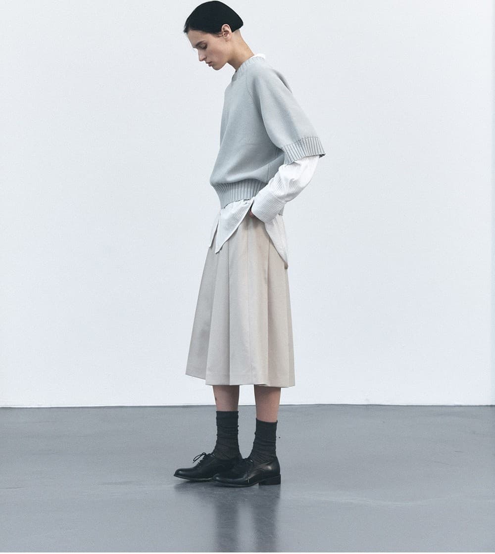 TVS COTTON ROUND NECK KNIT TOP_MINT — vue 10