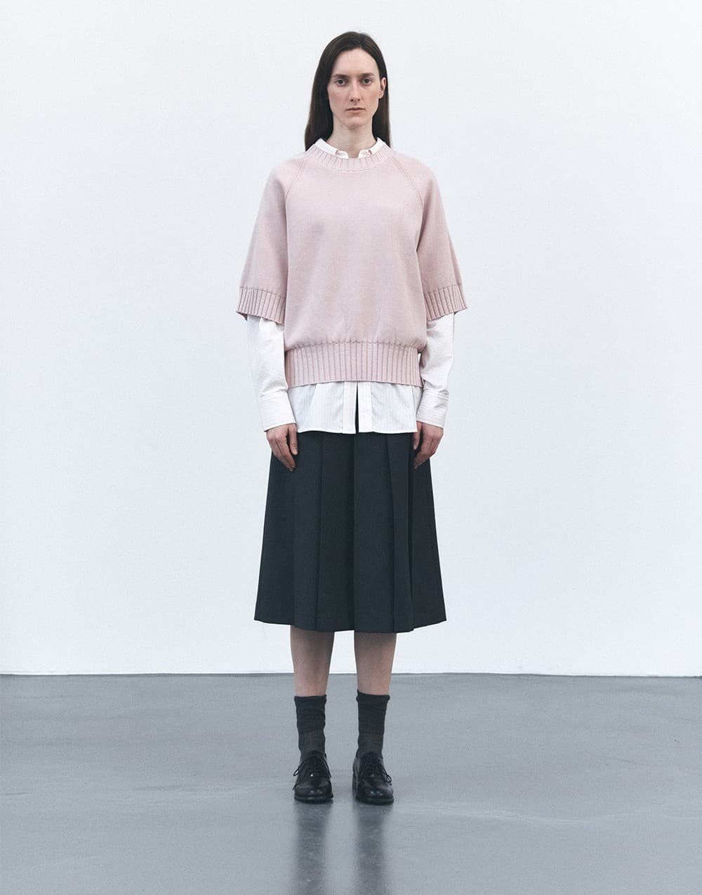 TVS COTTON ROUND NECK KNIT TOP_PINK — vue 4