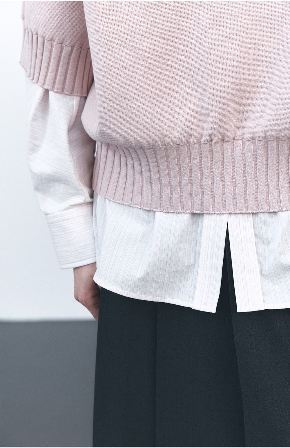 TVS COTTON ROUND NECK KNIT TOP_PINK — vue 8