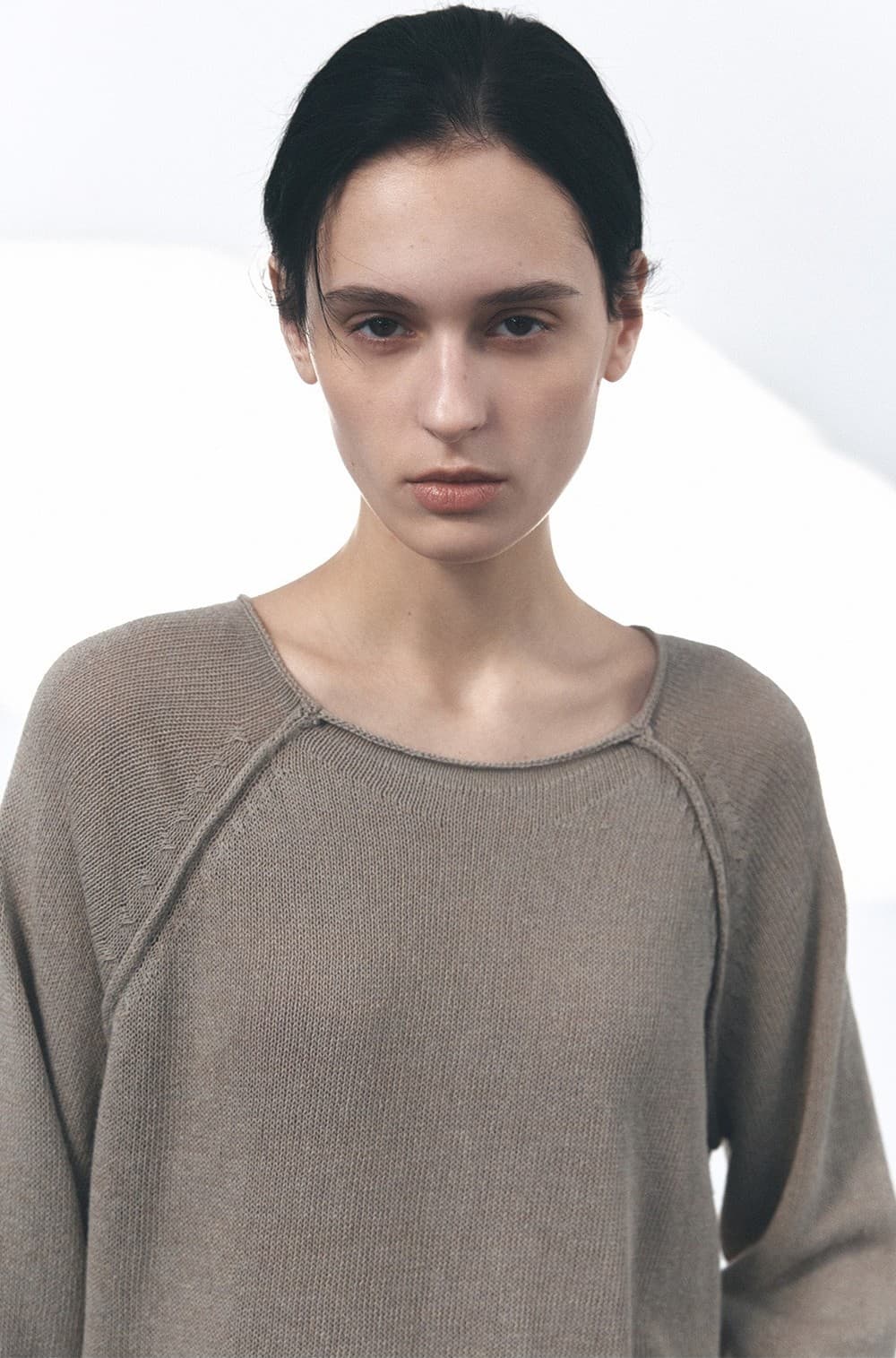 TVS LOOSE FIT KNIT TOP_KHAKI — vue 8