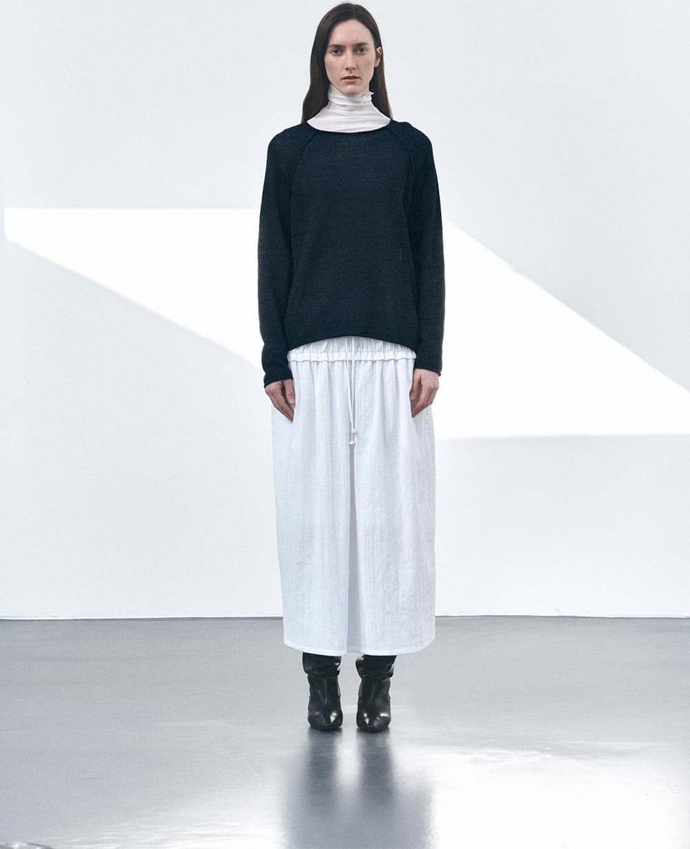 TVS LOOSE FIT KNIT TOP_D-NAVY — vue 5
