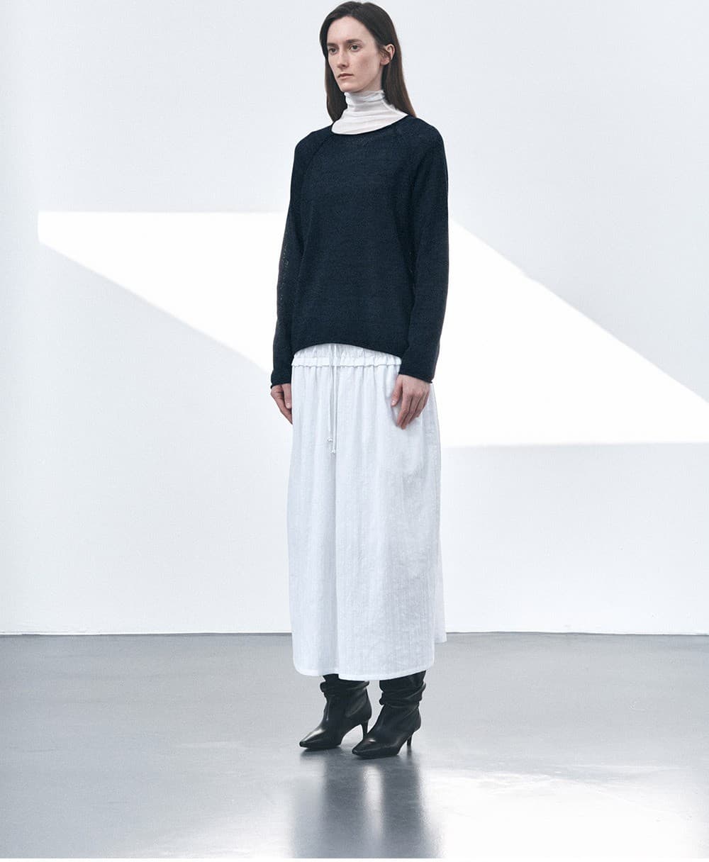 TVS LOOSE FIT KNIT TOP_D-NAVY — vue 11