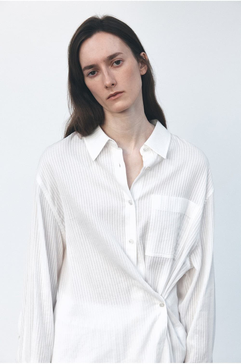 TVS COTTON STRIPE SHIRT_IVORY — vue 9