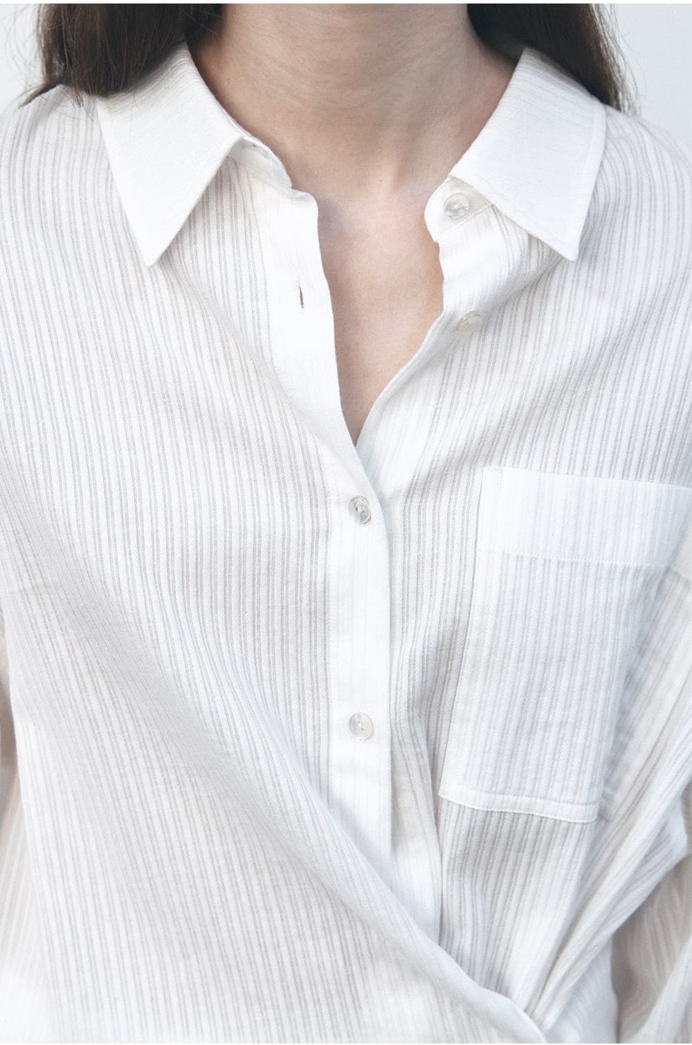 TVS COTTON STRIPE SHIRT_IVORY — vue 10
