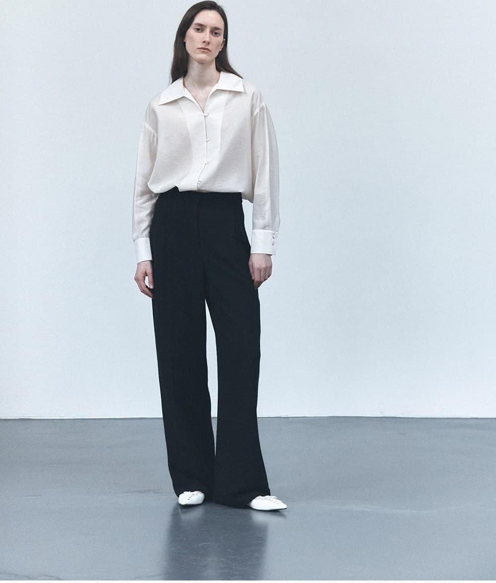 TVS SHEER COLLAR BLOUSE_IVORY — vue 7