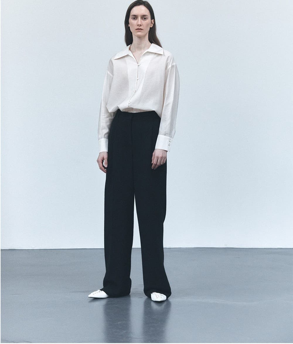 TVS SHEER COLLAR BLOUSE_IVORY — vue 8