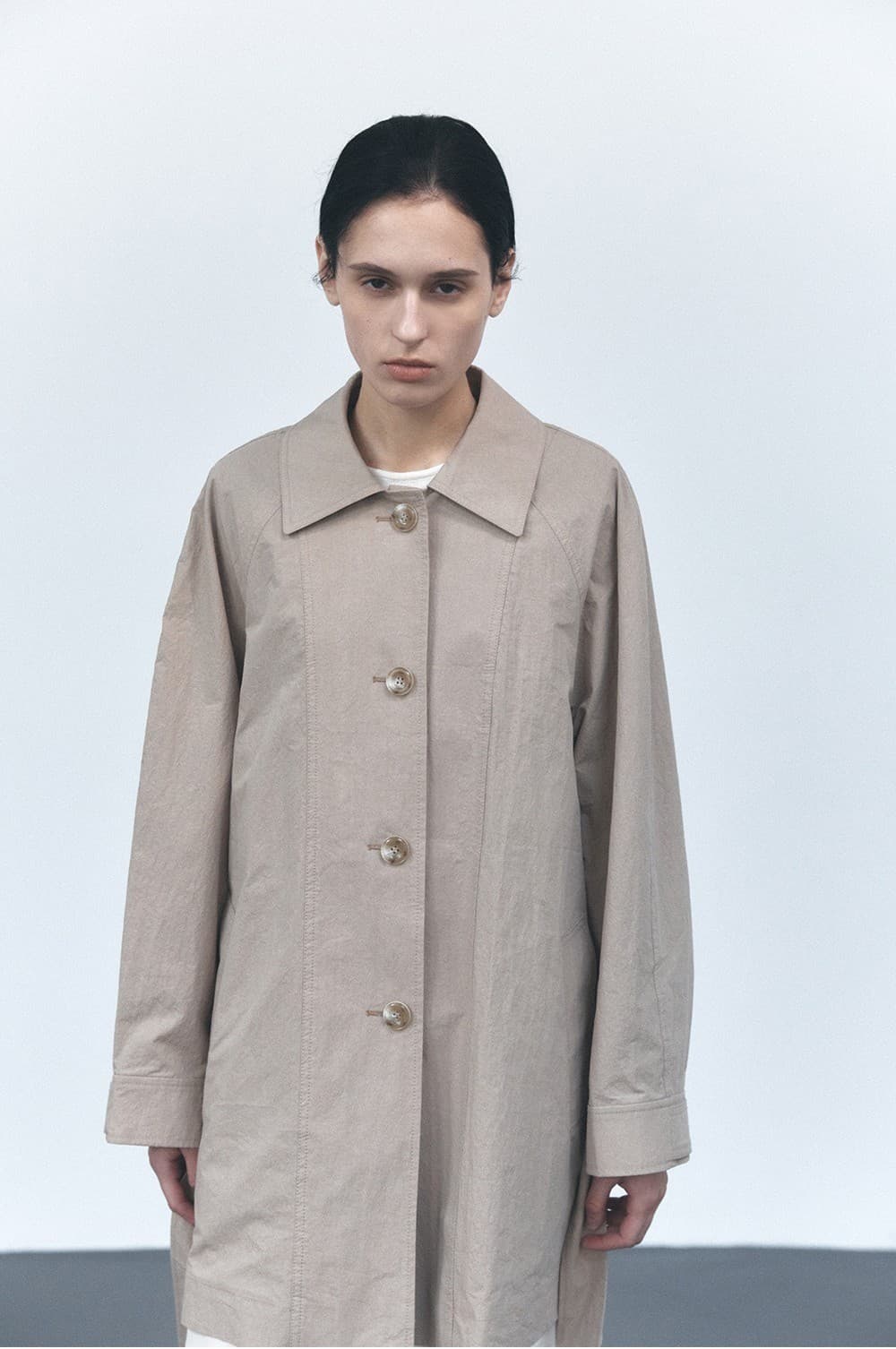 TVS BELTED HALF TRENCH COAT_BEIGE — vue 6