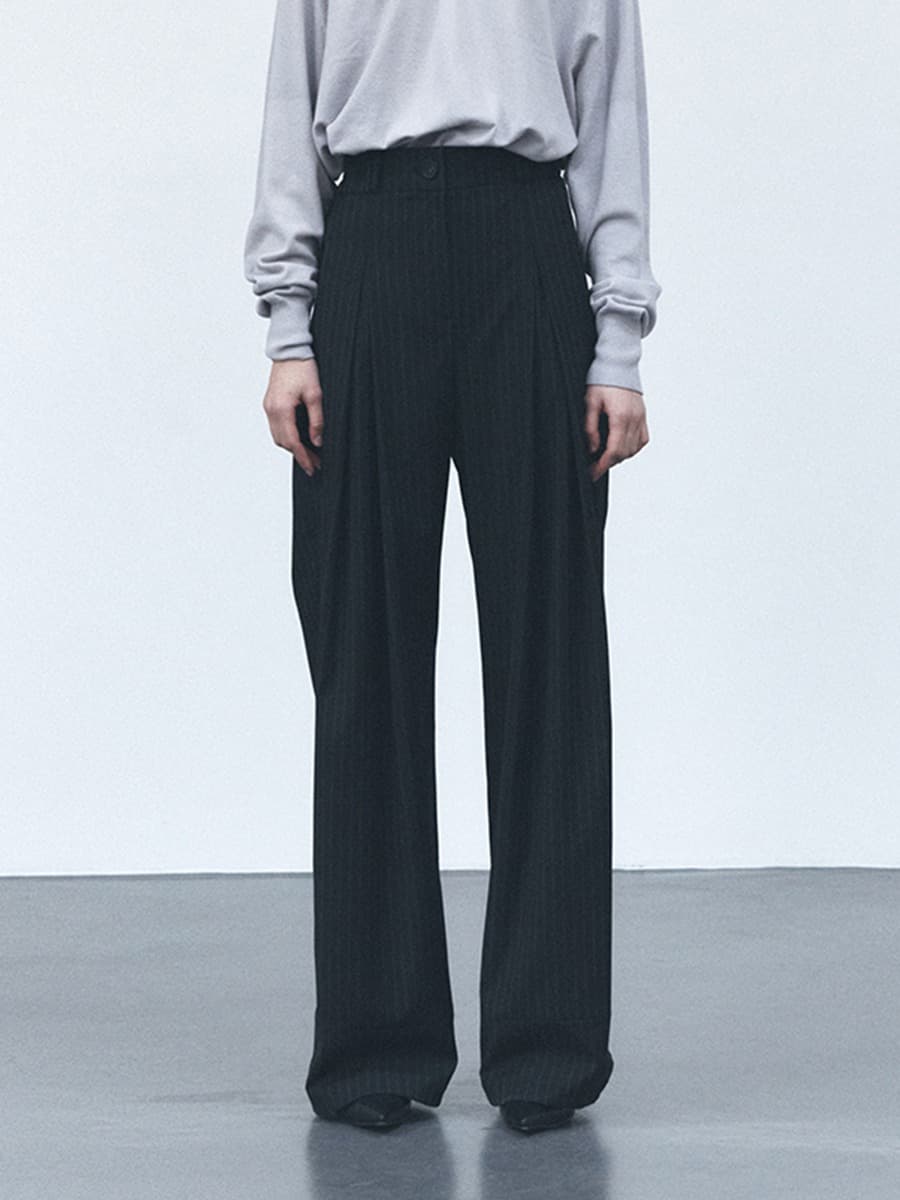 TVS STRIPE BANDING PANTS_BLACK — vue 1
