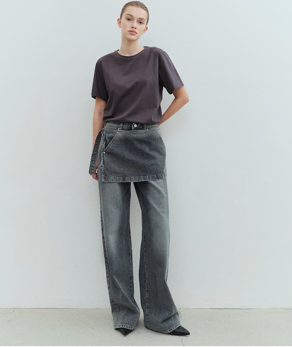 TVS SKIRT LAYERD DENIM_DEEP BLUE — vue 5