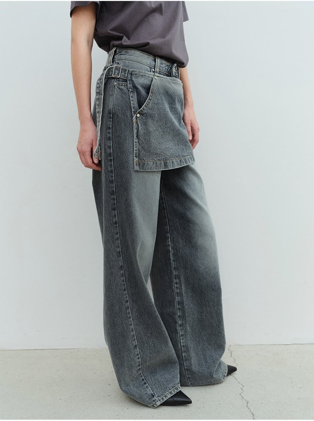 TVS SKIRT LAYERD DENIM_DEEP BLUE — vue 10