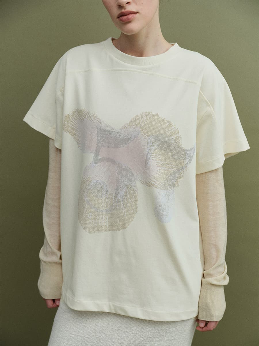 TVS 57 FLOWER PRINT TOP_CREAM — vue 3