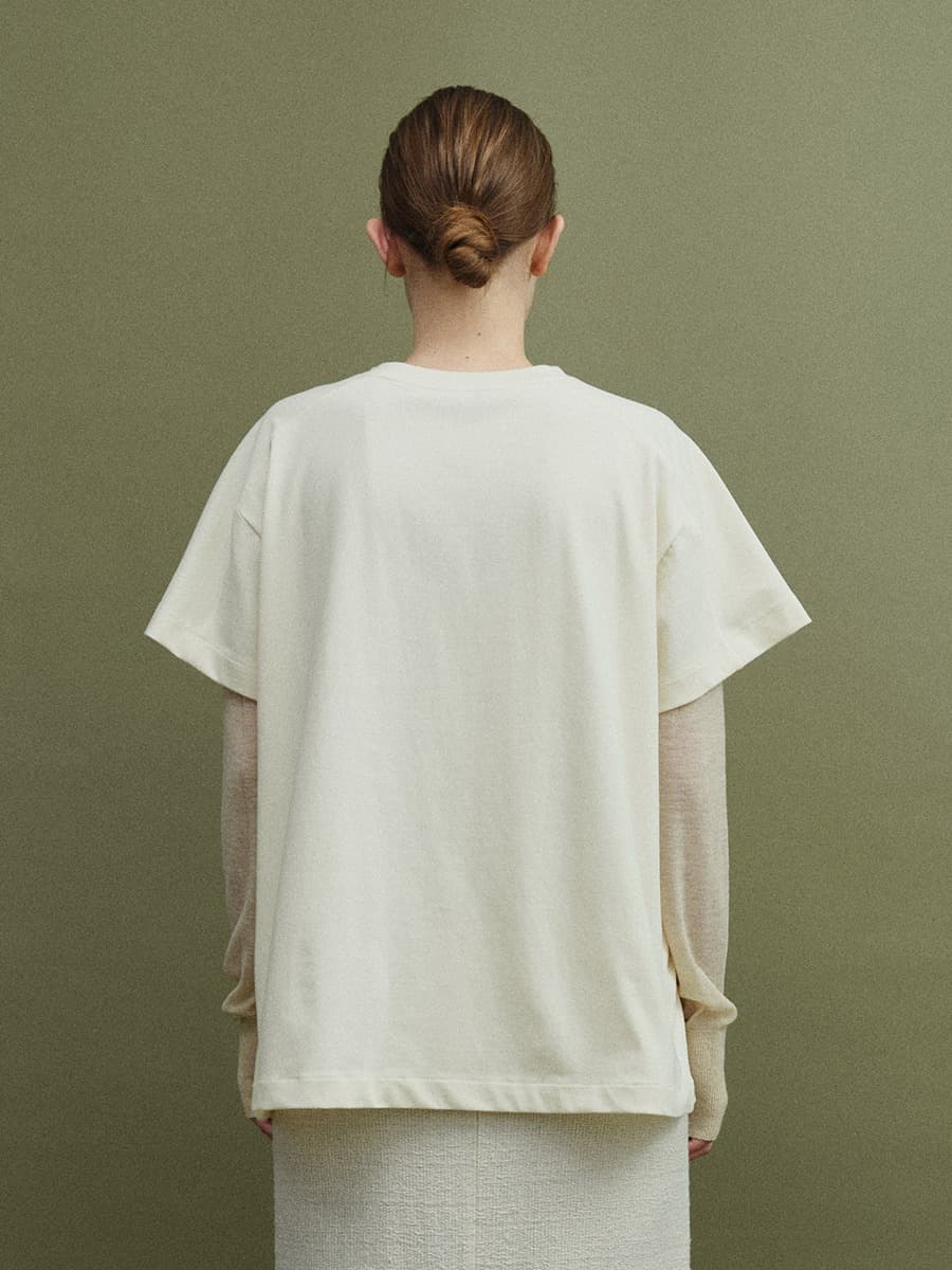 TVS 57 FLOWER PRINT TOP_CREAM — vue 4