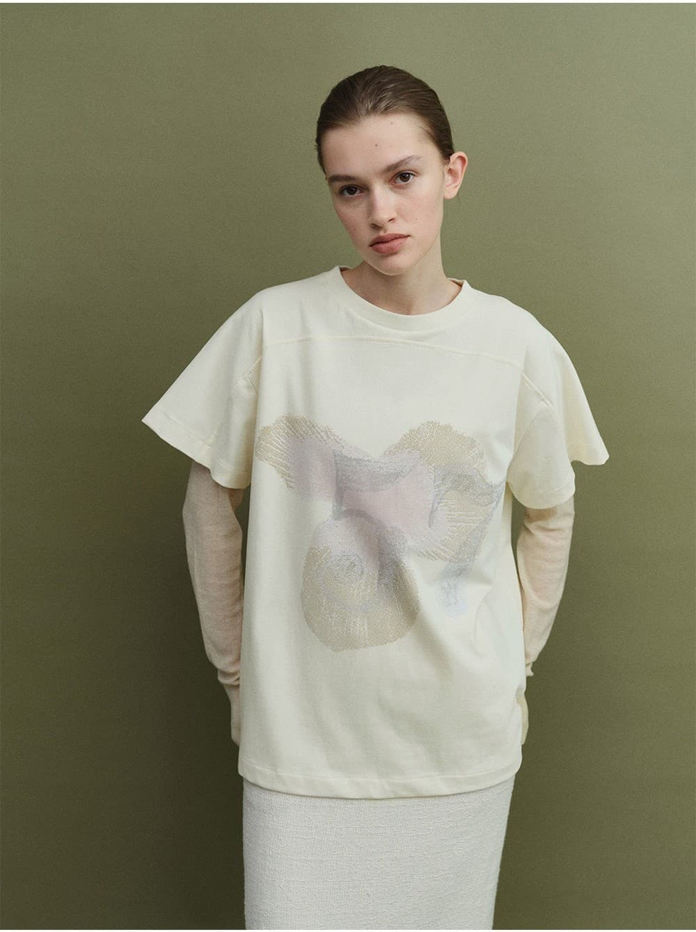 TVS 57 FLOWER PRINT TOP_CREAM — vue 7