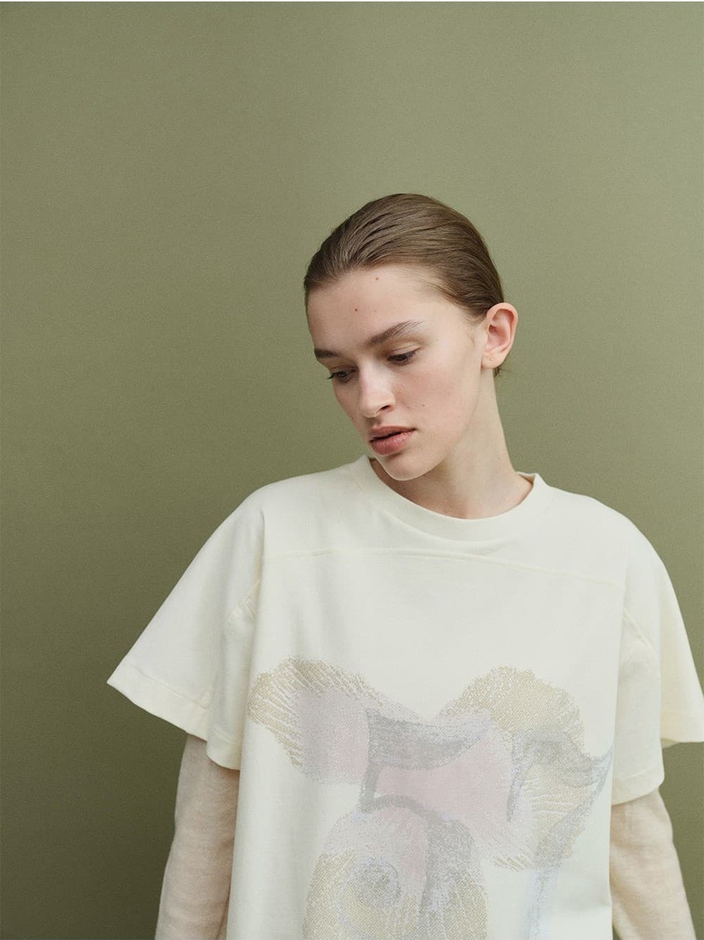TVS 57 FLOWER PRINT TOP_CREAM — vue 8