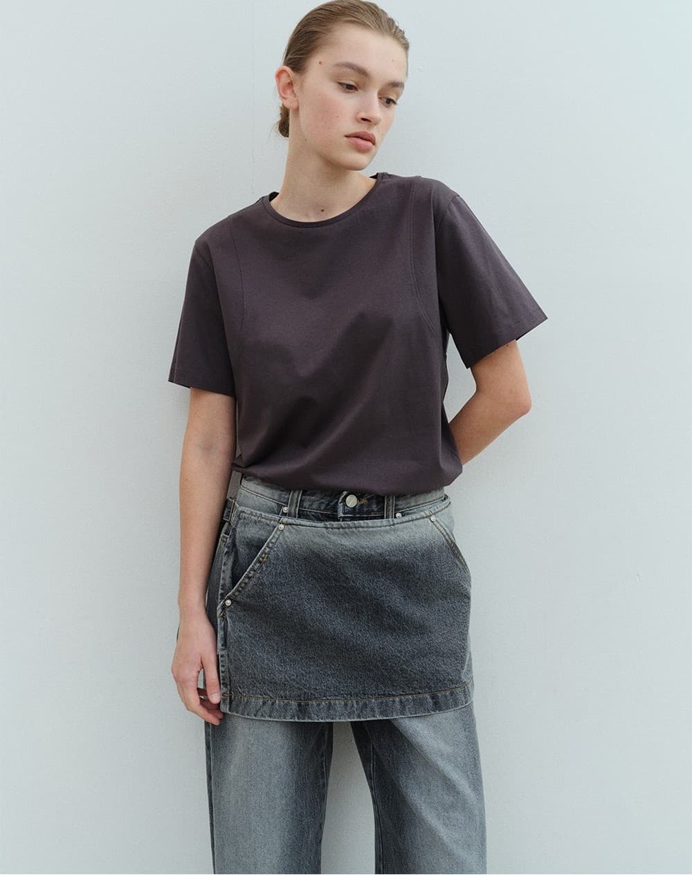 RTS ARMHOLE STITCH SILKET TOP_CHARCOAL — vue 6