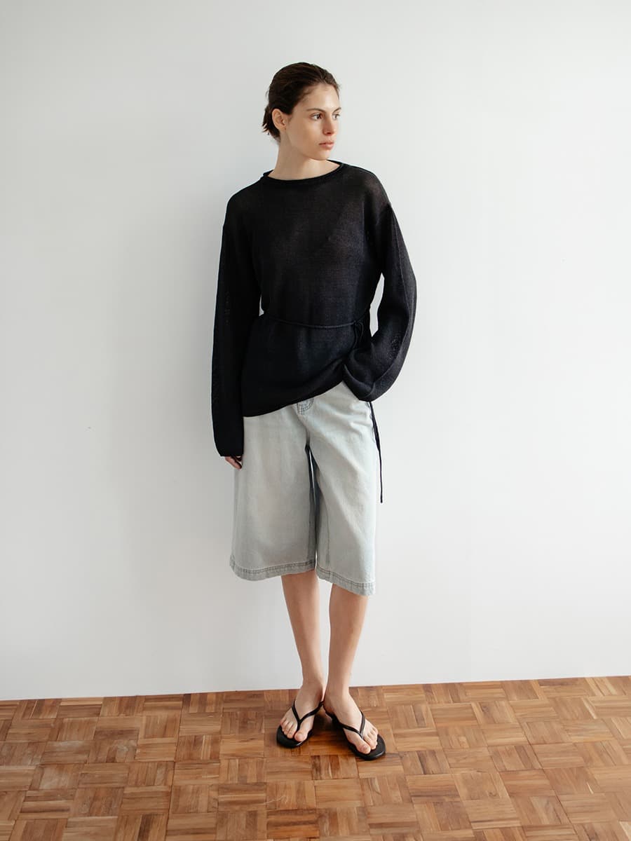 TVR LOOSE FIT BERMUDA DENIM_LIGHT BLUE — vue 2
