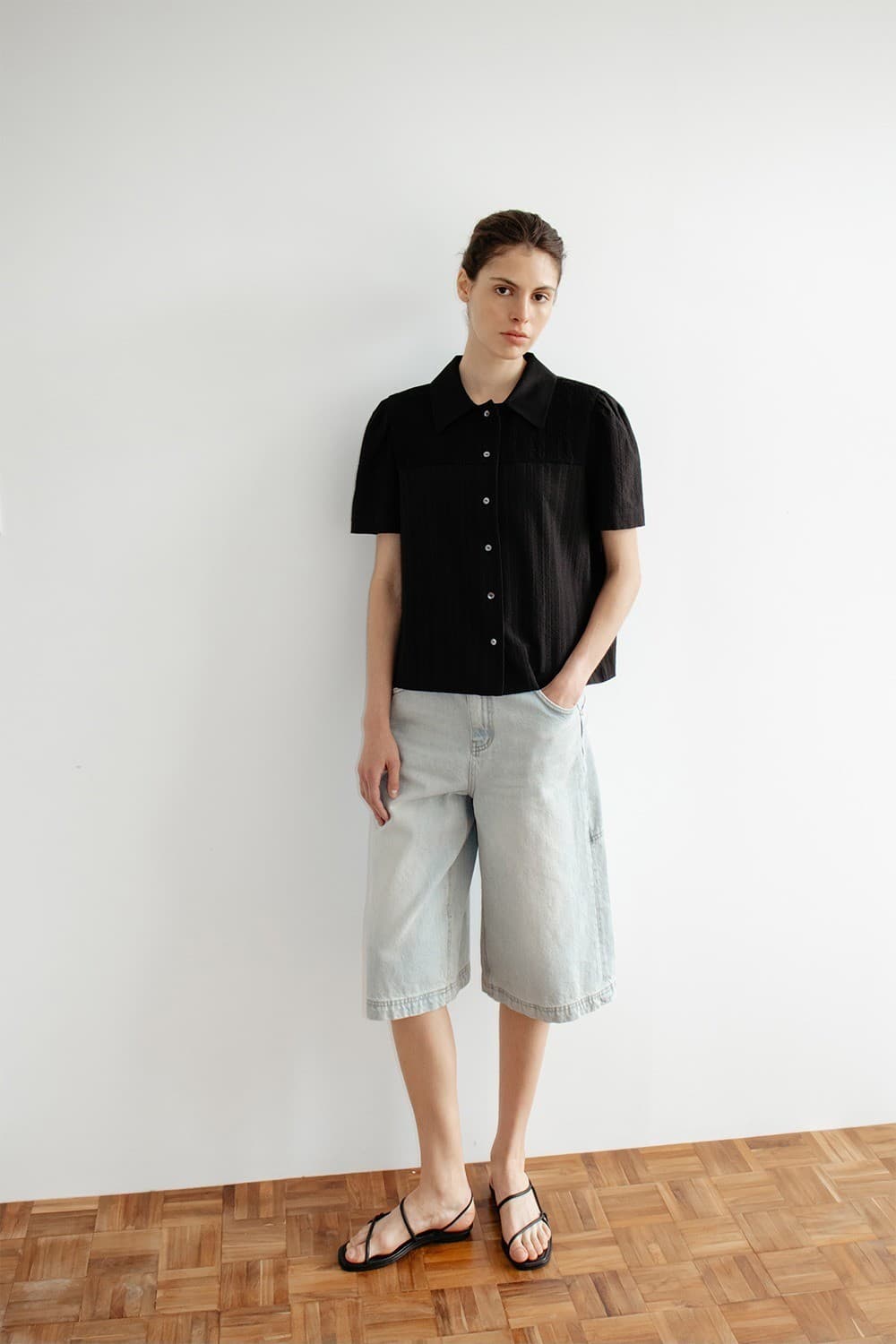 TVR LOOSE FIT BERMUDA DENIM_LIGHT BLUE — vue 9
