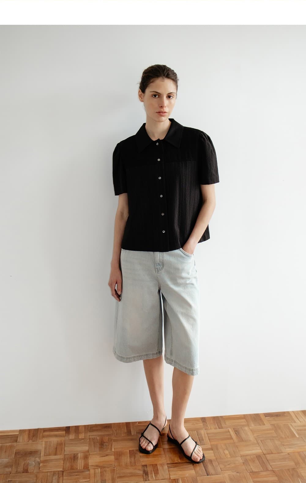 TVR LOOSE FIT BERMUDA DENIM_LIGHT BLUE — vue 11