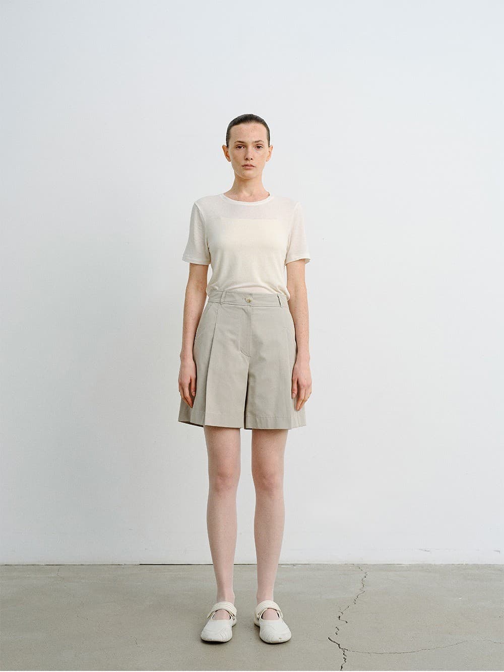 TVR COTTON CHINO SHORT PANTS_MINT — vue 5