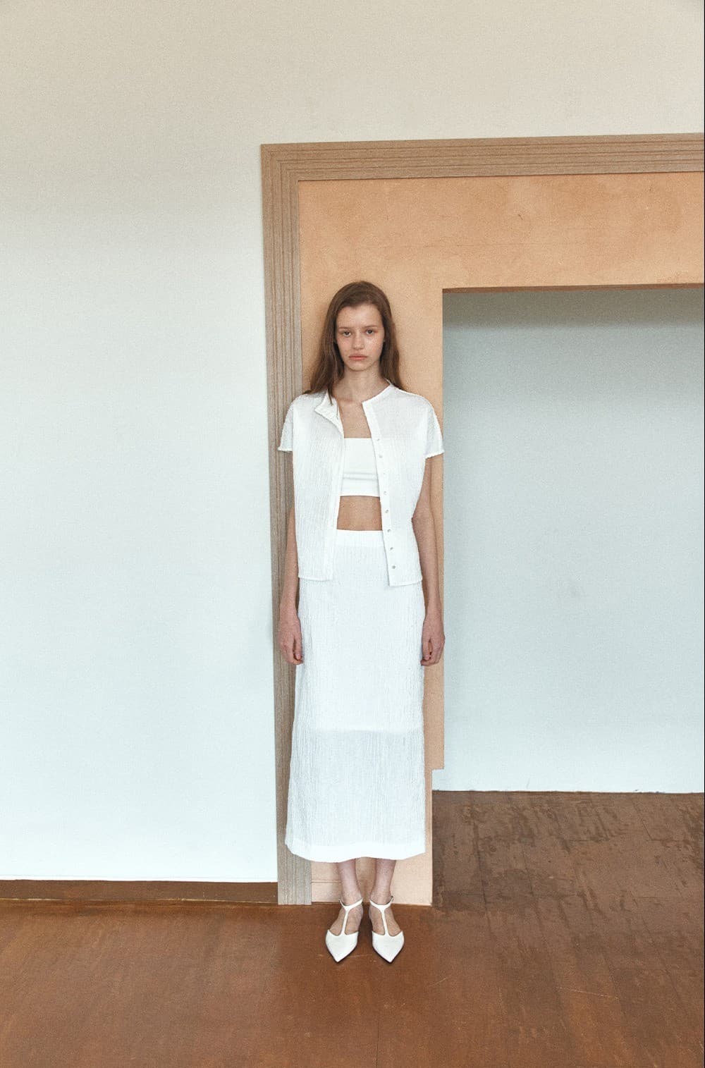 TVR JACQUARD STRETCH SKIRT_WHITE — vue 5