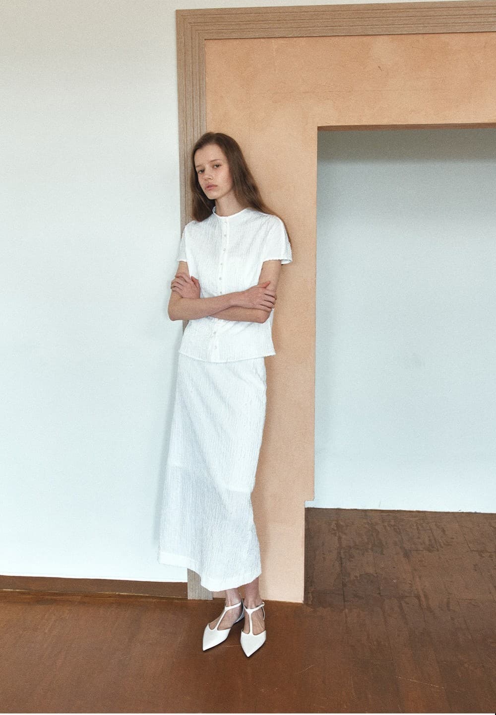 TVR JACQUARD STRETCH SKIRT_WHITE — vue 7