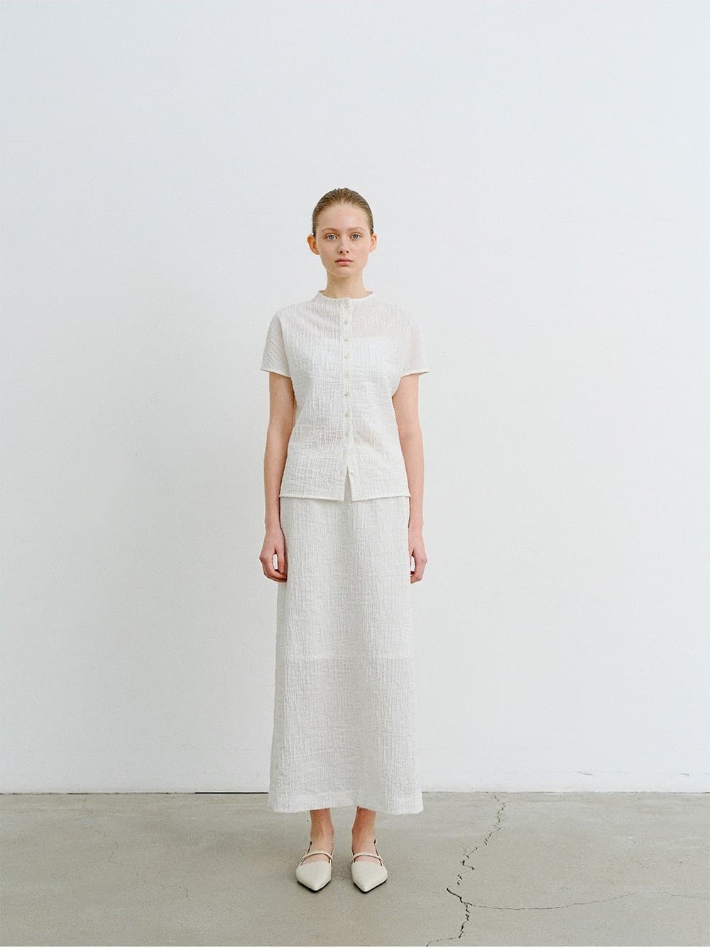 TVR JACQUARD STRETCH SKIRT_WHITE — vue 10
