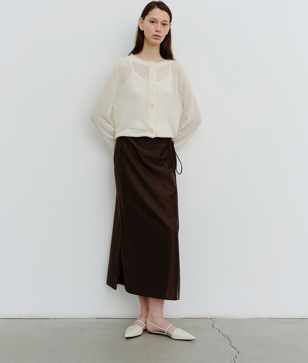 TVR LAYERED LONG SKIRT_BROWN — vue 8