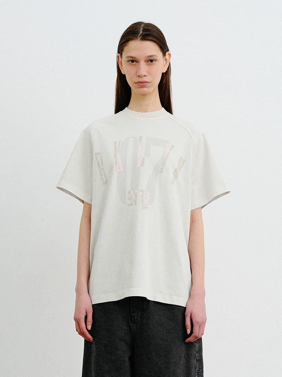 TVR BKLYN PIGMENT HALF SLEEVE TOP_L-GREY — vue 2