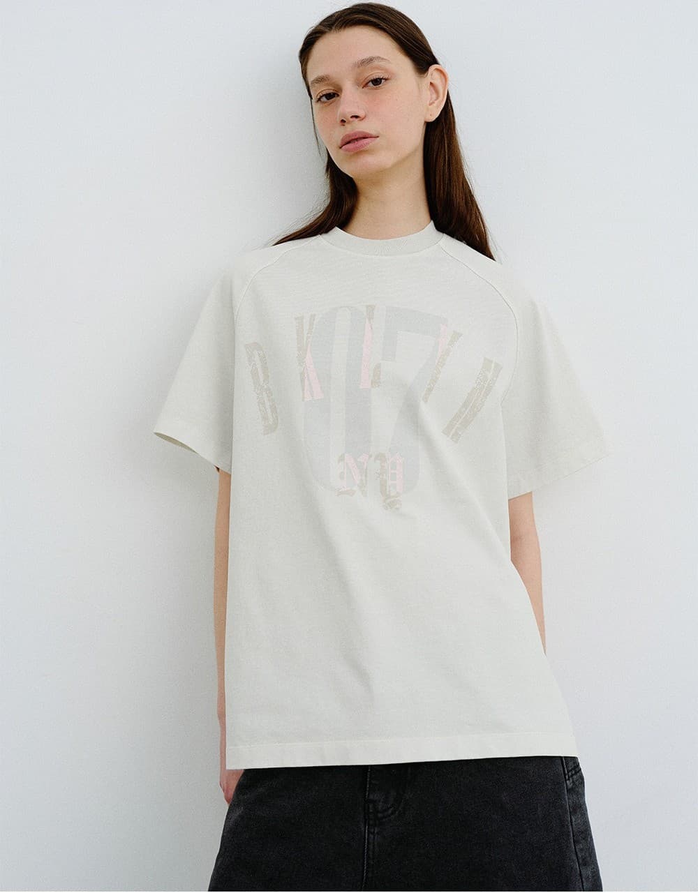 TVR BKLYN PIGMENT HALF SLEEVE TOP_L-GREY — vue 5