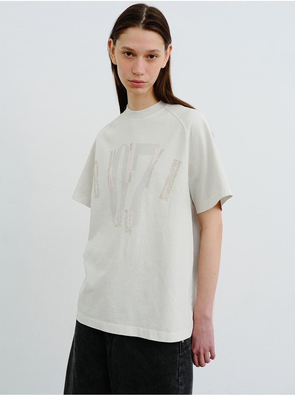 TVR BKLYN PIGMENT HALF SLEEVE TOP_L-GREY — vue 8