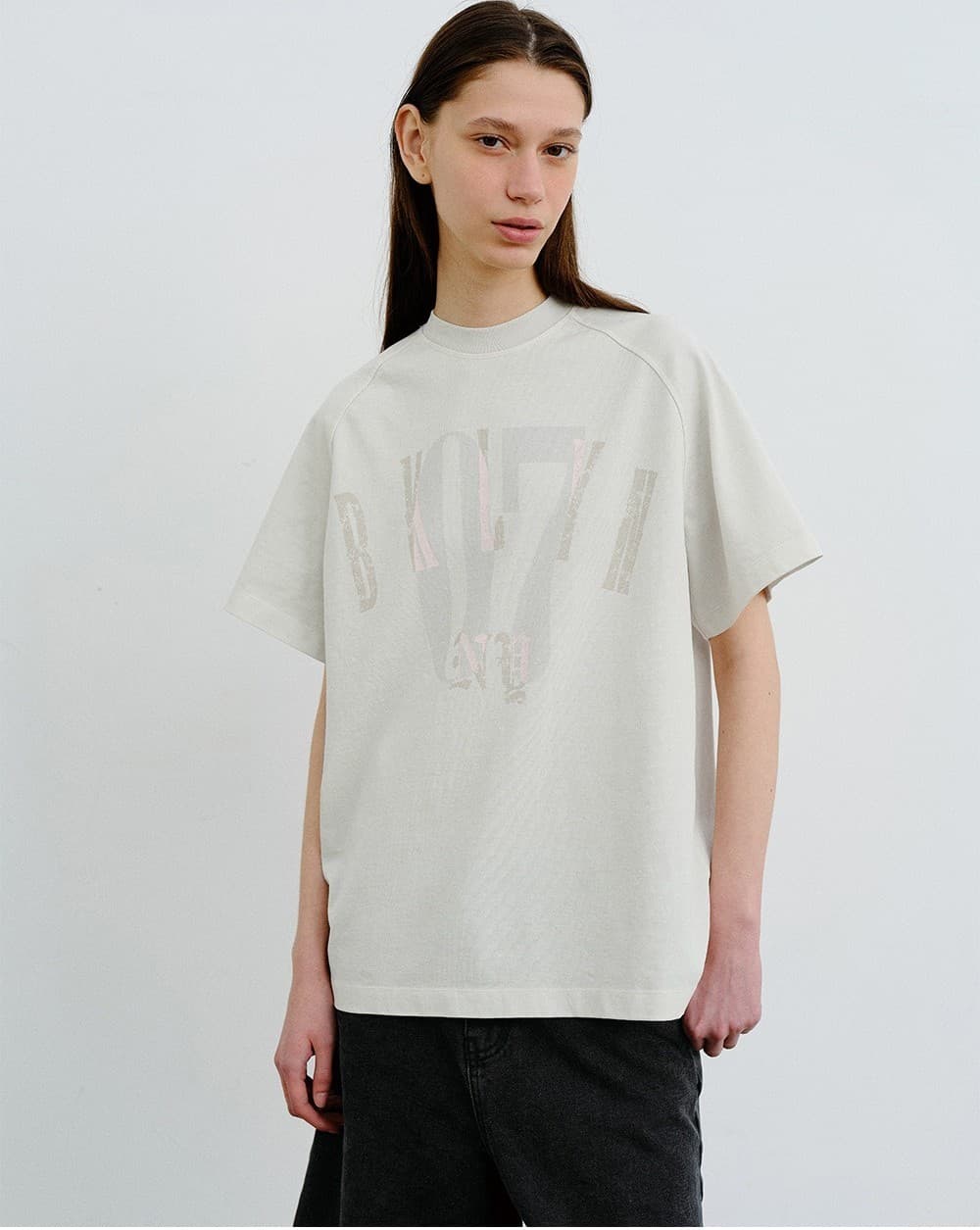 TVR BKLYN PIGMENT HALF SLEEVE TOP_L-GREY — vue 9
