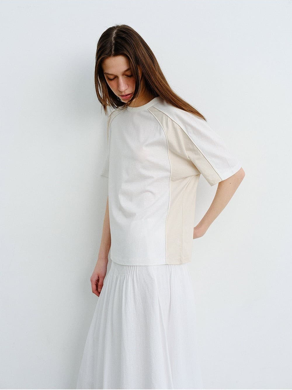 TVR DIVIDED SILKET TOP_IVORY — vue 9