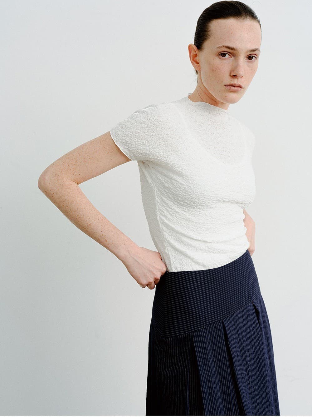TVR CAP SLEEVE WRINKLE TOP_WHITE — vue 6