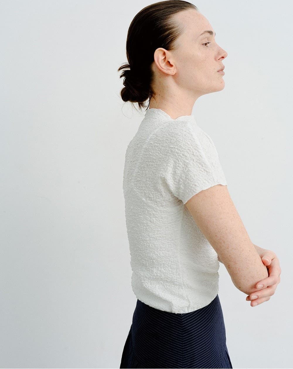 TVR CAP SLEEVE WRINKLE TOP_WHITE — vue 7