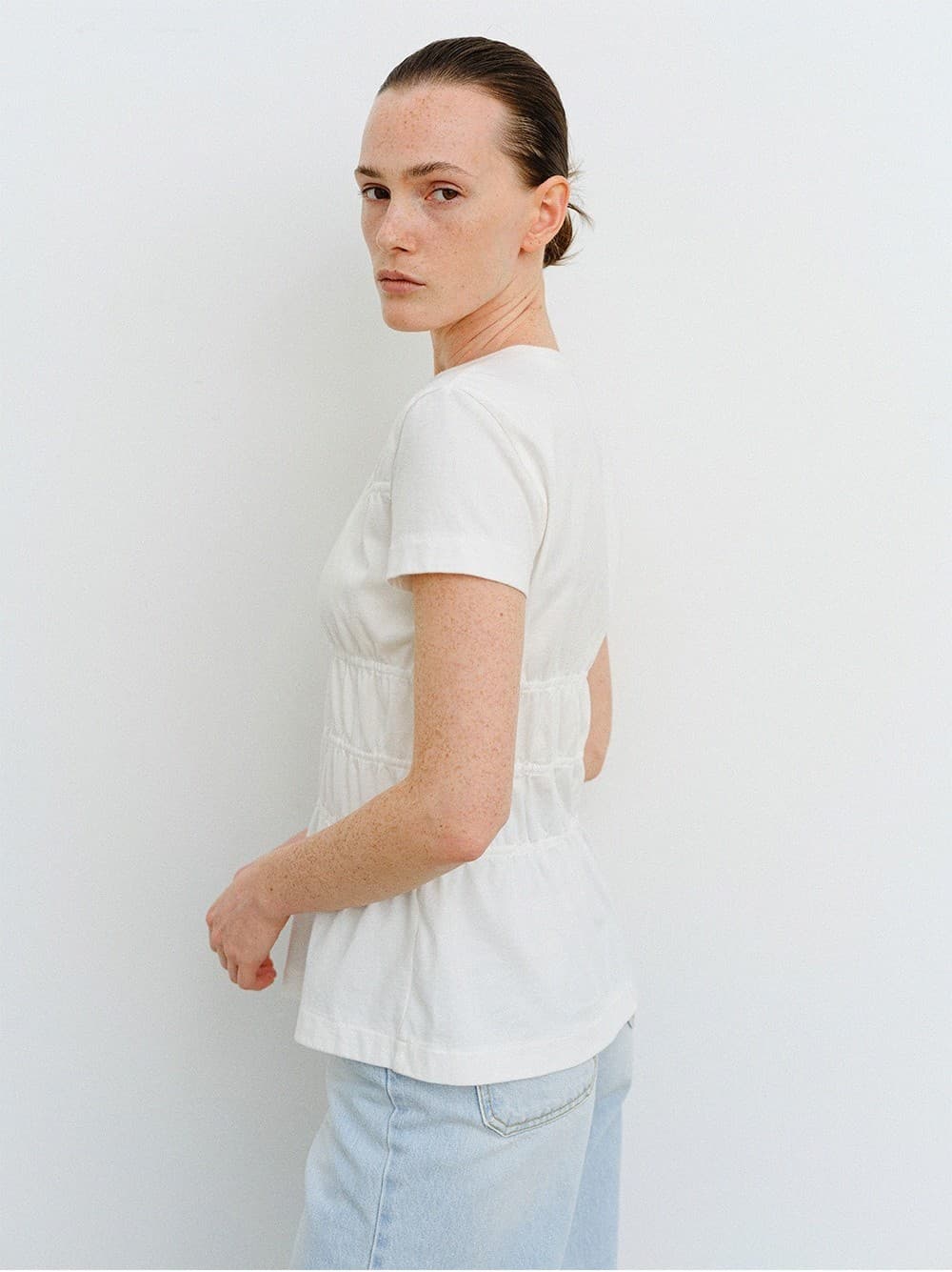 TVR WASHED SHIRRING TOP_WHITE — vue 9