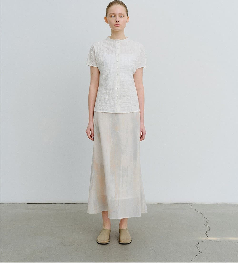 TVR JACQUARD STRETCH BLOUSE_WHITE — vue 7