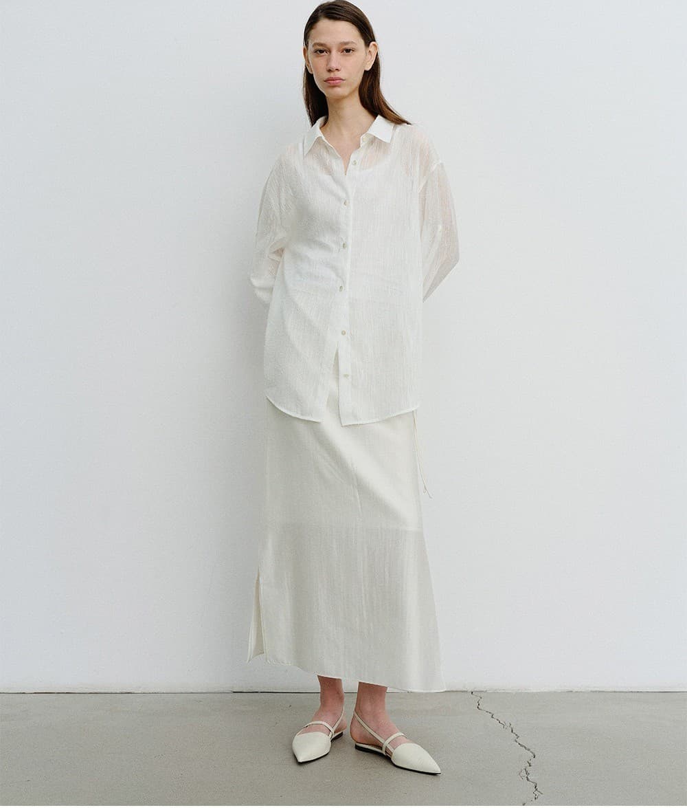 TVR SHEER OVERFIT SHIRT_WHITE — vue 8