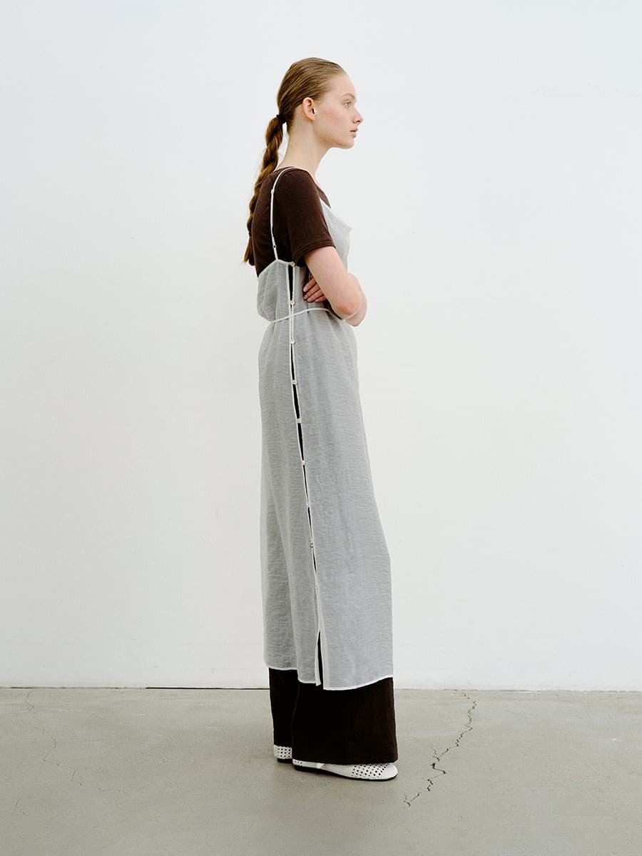 TVR SEE-THROUGH LAYERED DRESS_WHITE — vue 2