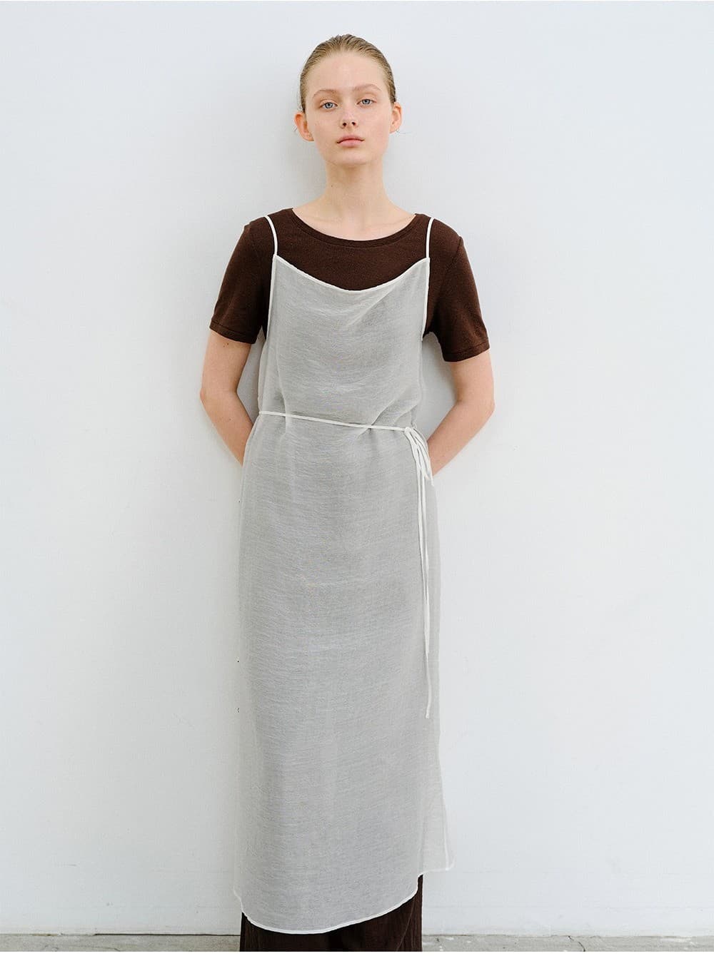 TVR SEE-THROUGH LAYERED DRESS_WHITE — vue 7