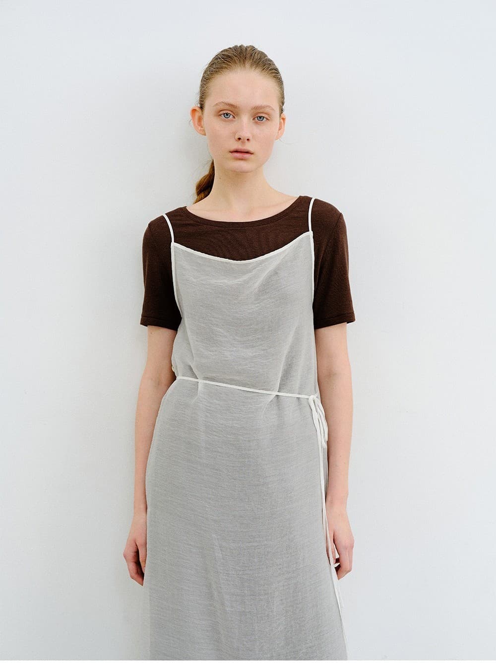 TVR SEE-THROUGH LAYERED DRESS_WHITE — vue 8