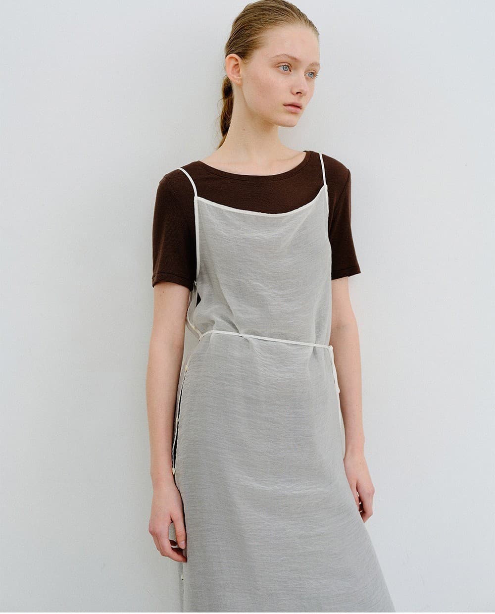 TVR SEE-THROUGH LAYERED DRESS_WHITE — vue 9