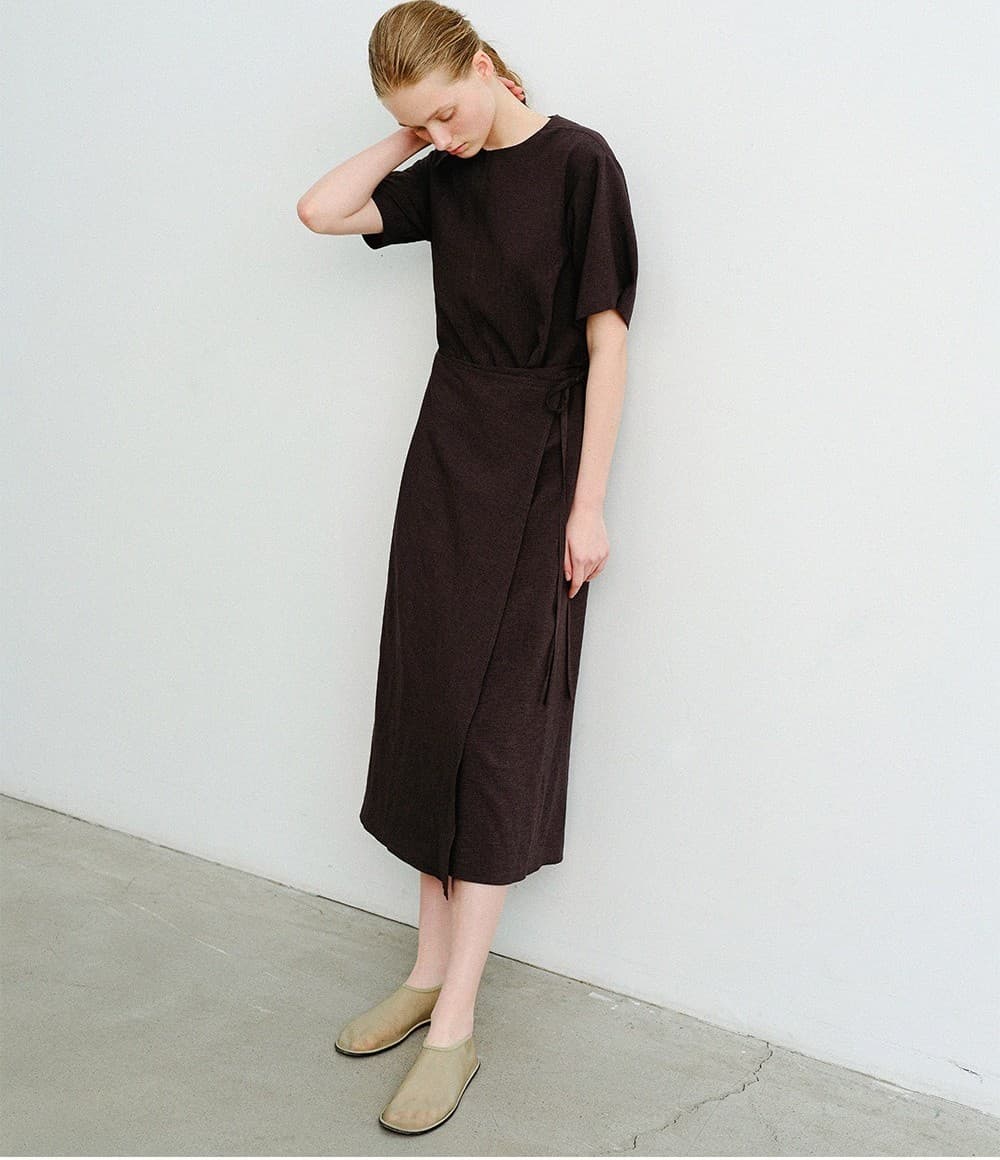 TVR SKIRT LAYERED DRESS_D-BROWN — vue 10