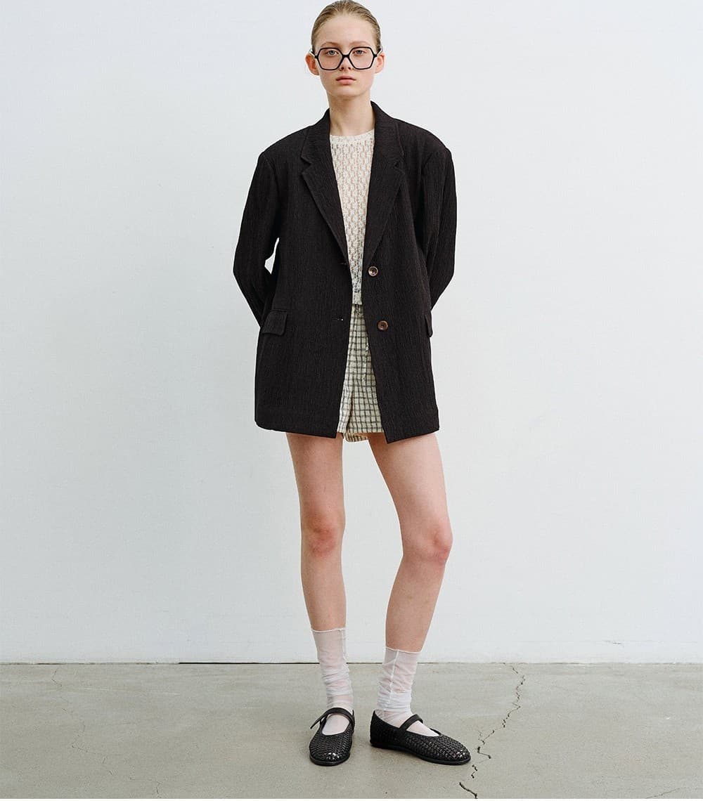 TVR LINEN CREASE BLAZER_BLACK — vue 8